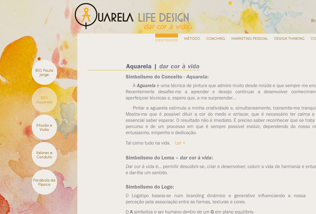 Website Aquarela-Lifedesign